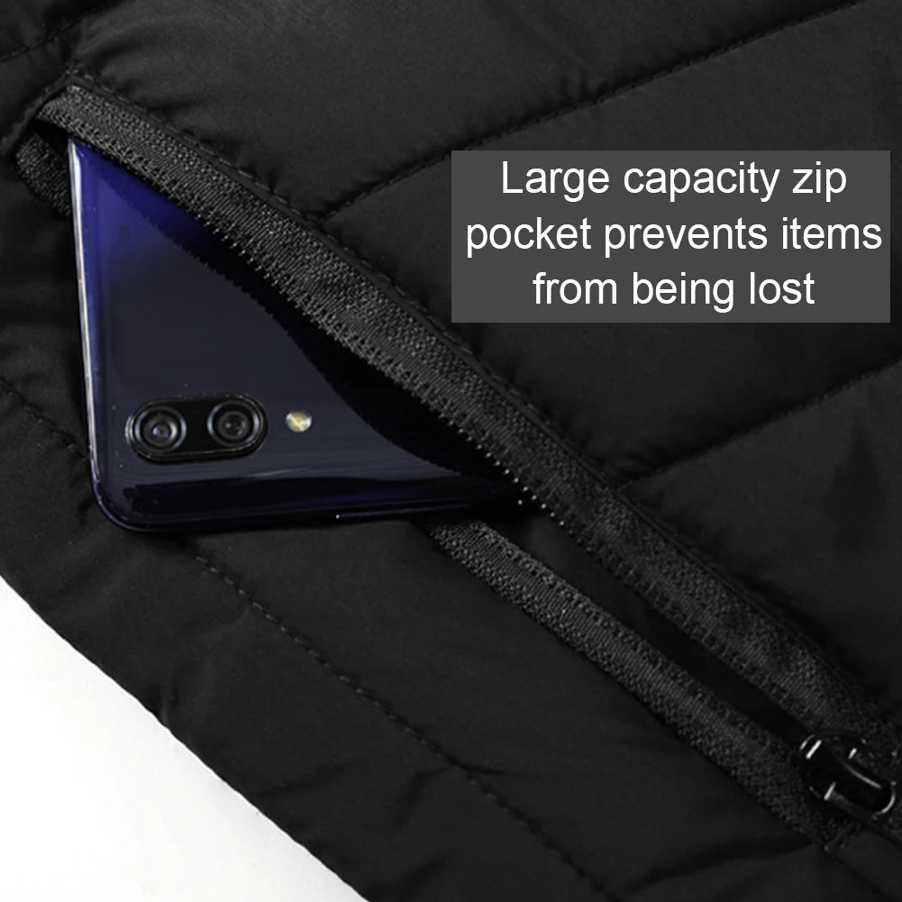 9 Areas Heated Vest Men Jacket Heated Winter Womens Electric Usb Heater mountain Jacket Man Thermal Vest Body Warmer Coat M-7XL